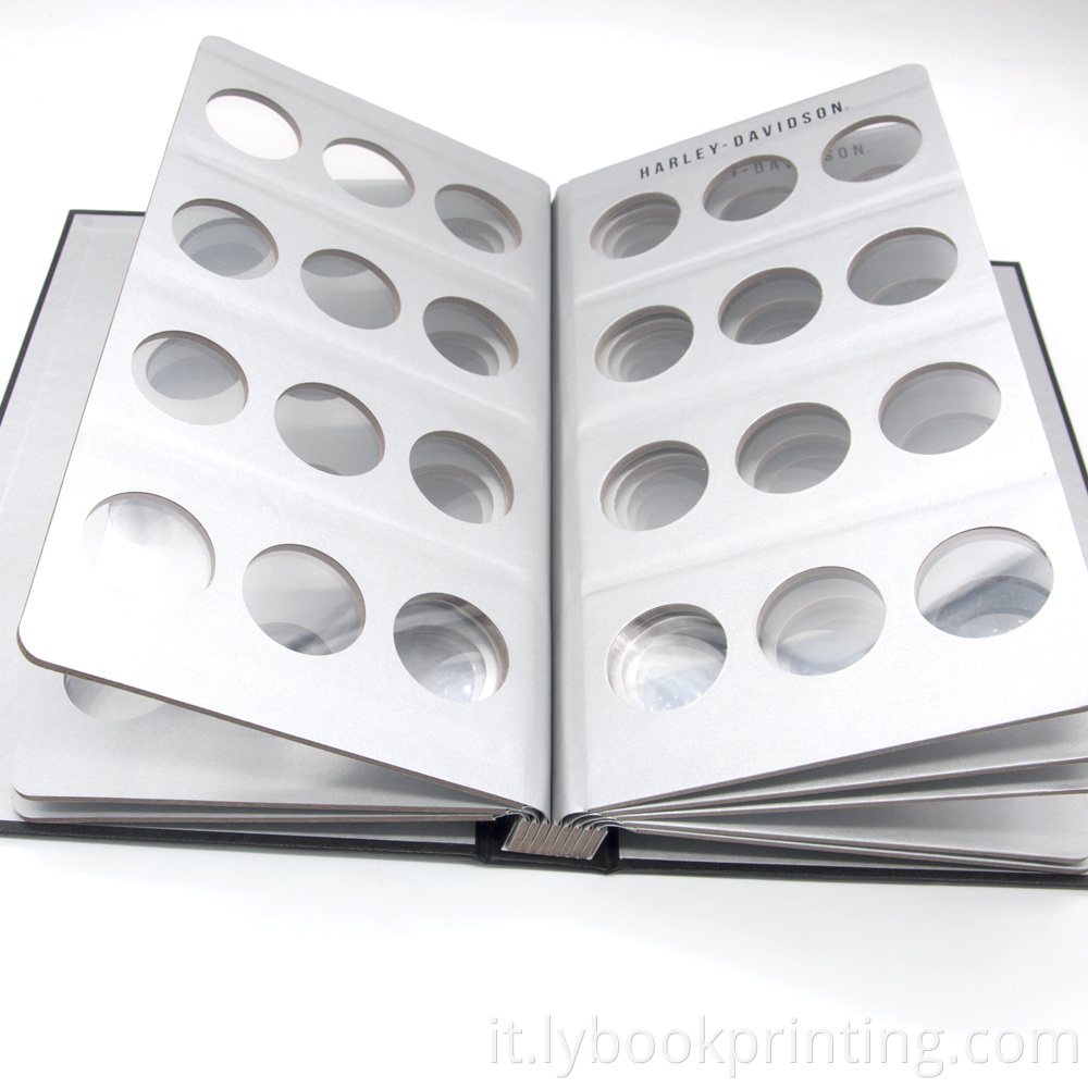 Collezione di monete con copertina rigida Chips Holder Book